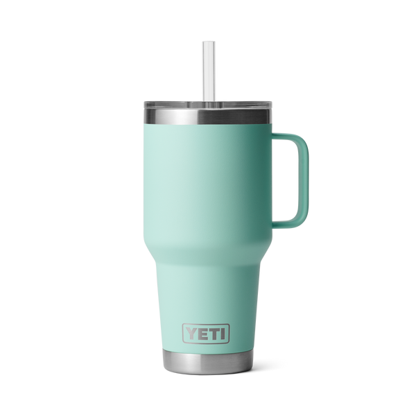 Rambler 35 oz Straw Mug Seafoam