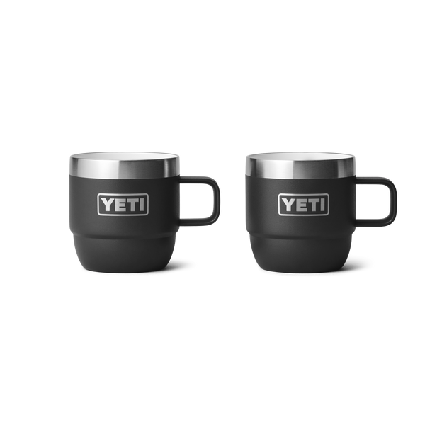 6 OZ STACKABLE MUGS Black