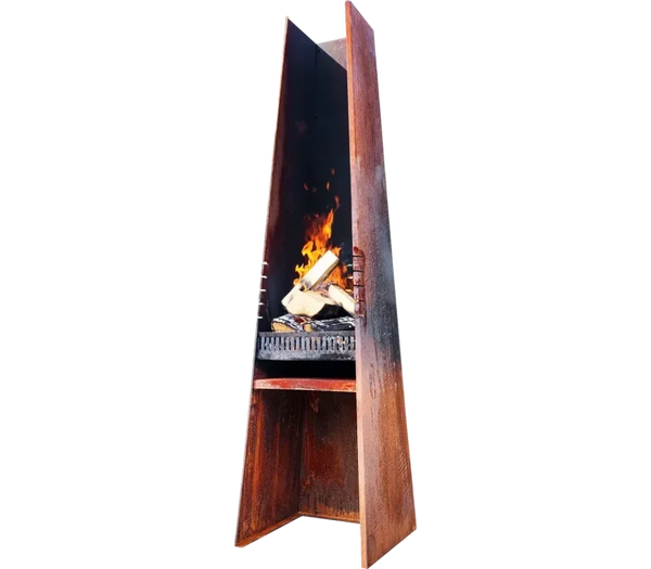 Woodsman Obelisk Outdoor Fire And BBQ