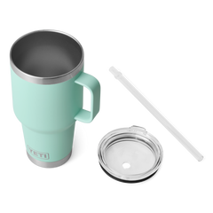 Rambler Silicone Straw Lid Small Seafoam