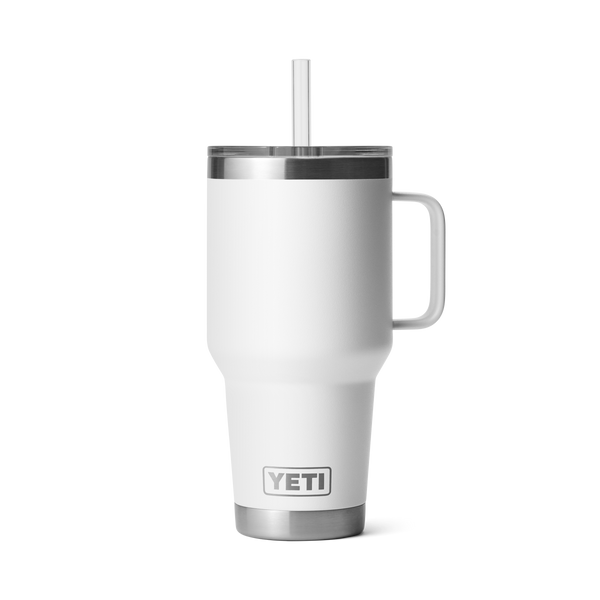 Rambler 35 oz Straw Mug White