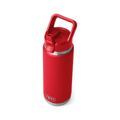 Rambler 26oz Rescue Red with Straw Cap