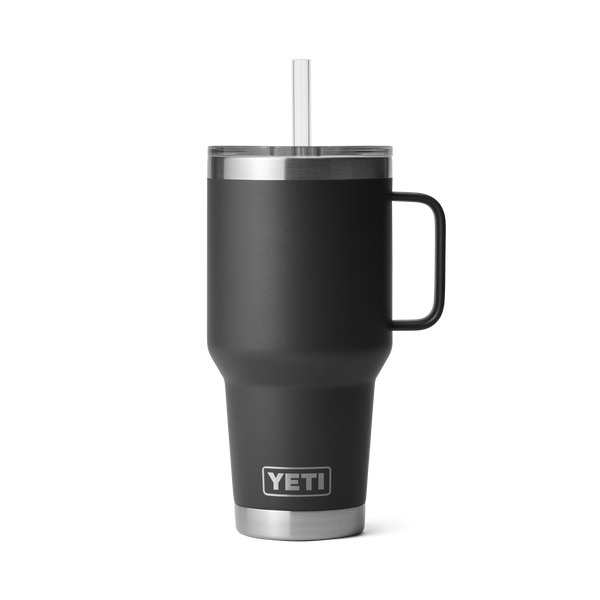 Rambler 35 oz Straw Mug Black