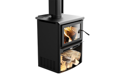 Masport Kaituna Wood Stacker Package w Flue Kit