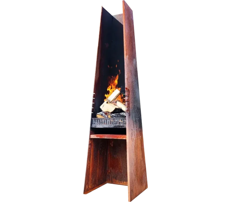 Woodsman Obelisk Outdoor Fire And BBQ